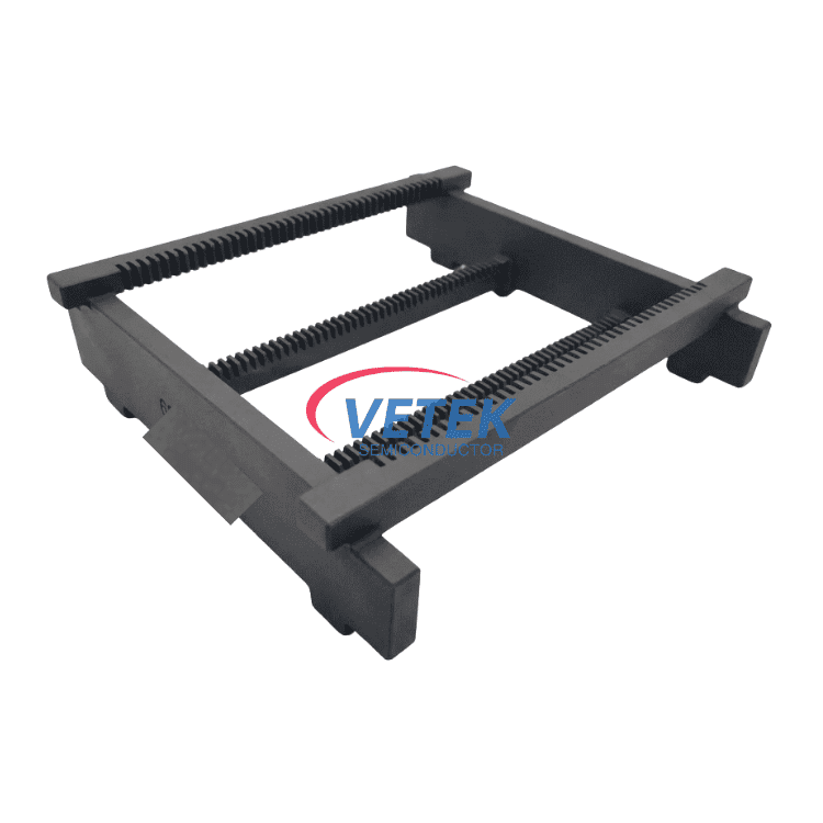 உயர்-தூய்மை CVD SiC பூசப்பட்ட செதில் படகு